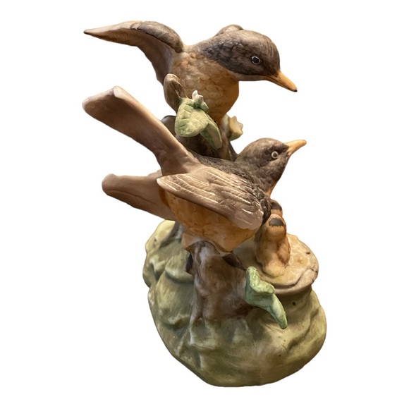 Porcelain Bird Family by Norleans - Picture 5 of 6